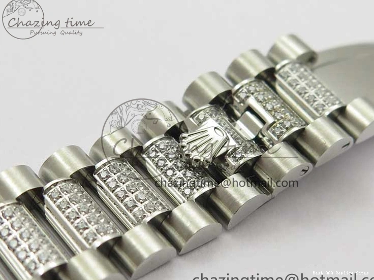 AAA Replica Watches 2682 Bracelet Edition MoistureWicking 36mm Day-Date MOP SS on Dial White President A 128239 Crystal Best SS Crystal Marker BP 1226